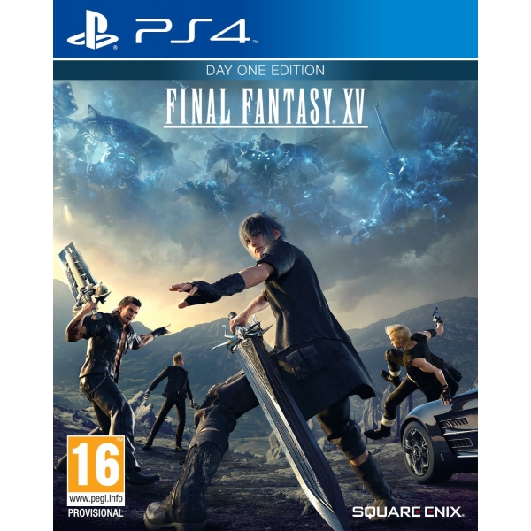 Final Fantasy XV Day One Edition PS4 Game (Bonus Weapon and Item Set DLC) Final Fantasy XV Day One Edition PS4 Game (Bonus Weapon and Item Set DLC)